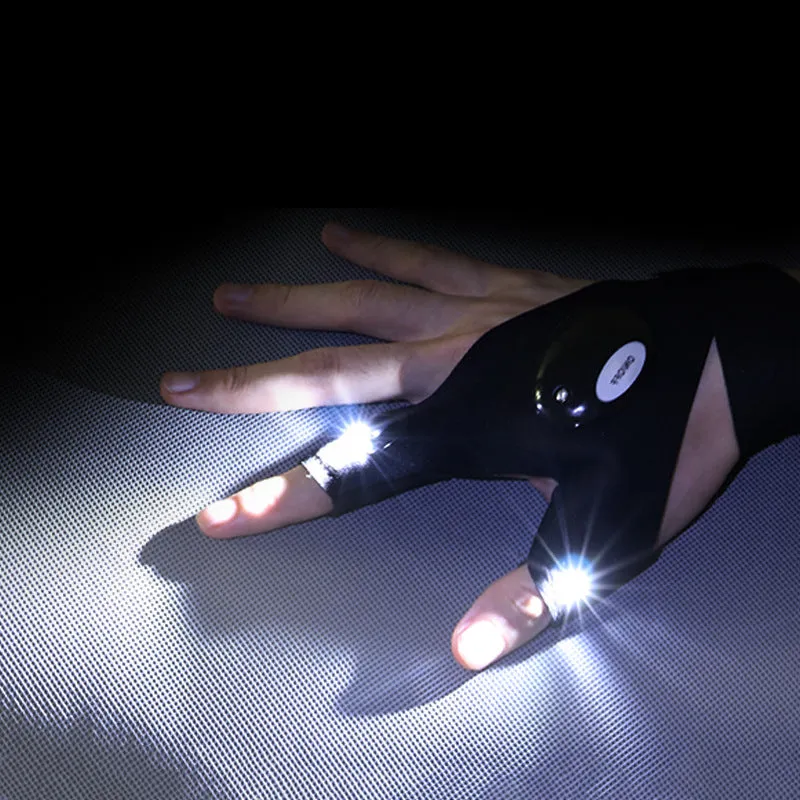 Fingerless Glove LED Flashlight – image 2 of 3